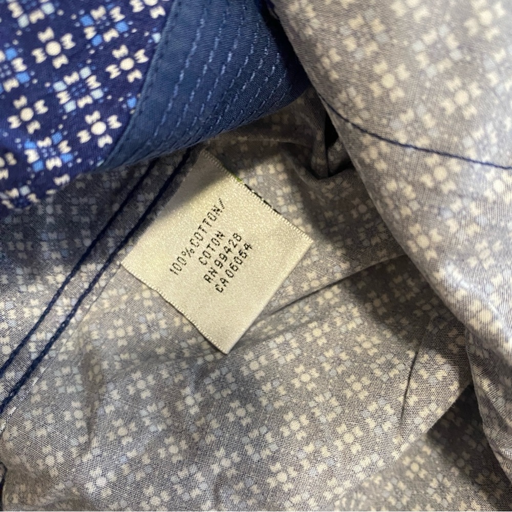 Bugatchi Uomo Men's Navy Patterned Button Down Sh… - image 4